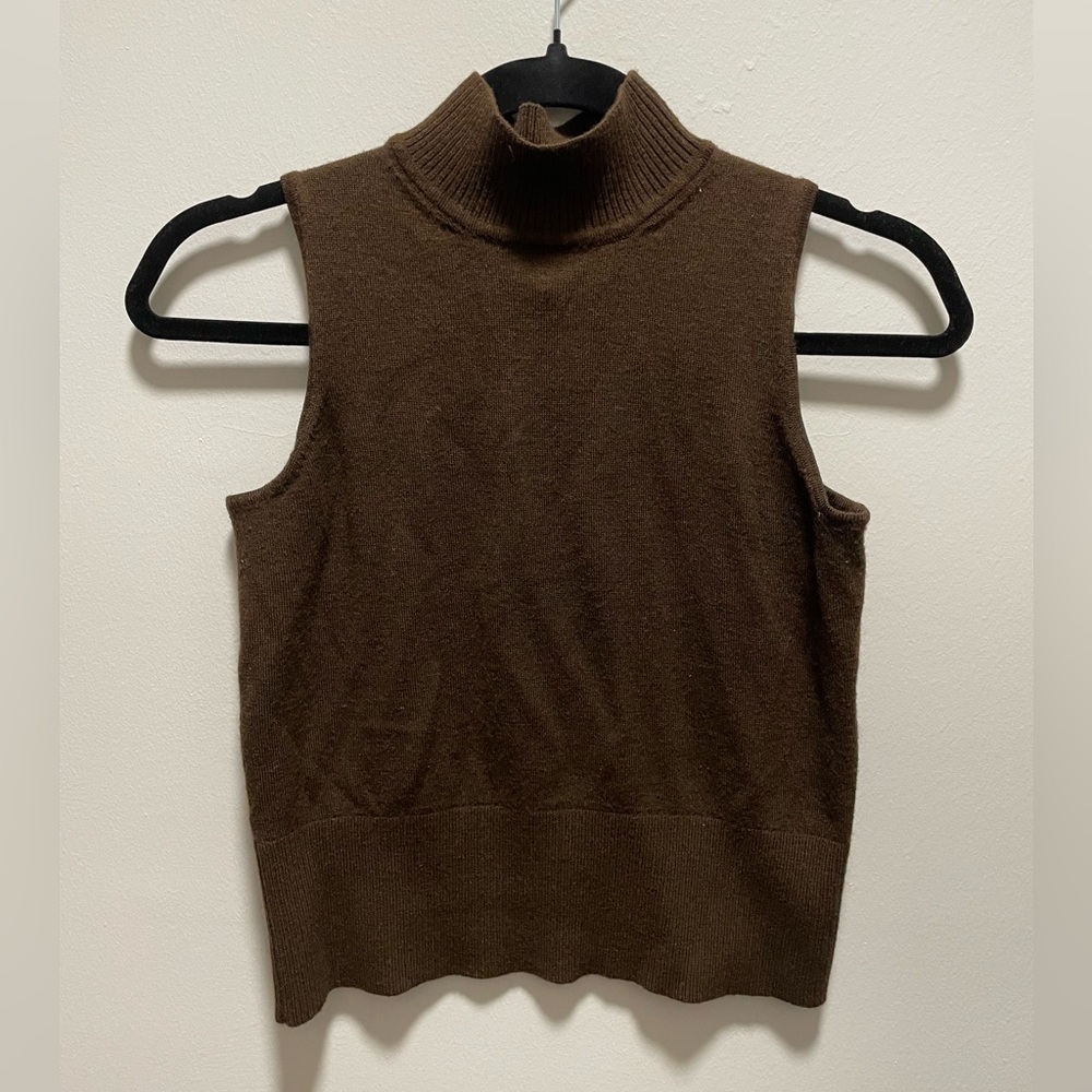 Rafaella Brown Knit Sweater